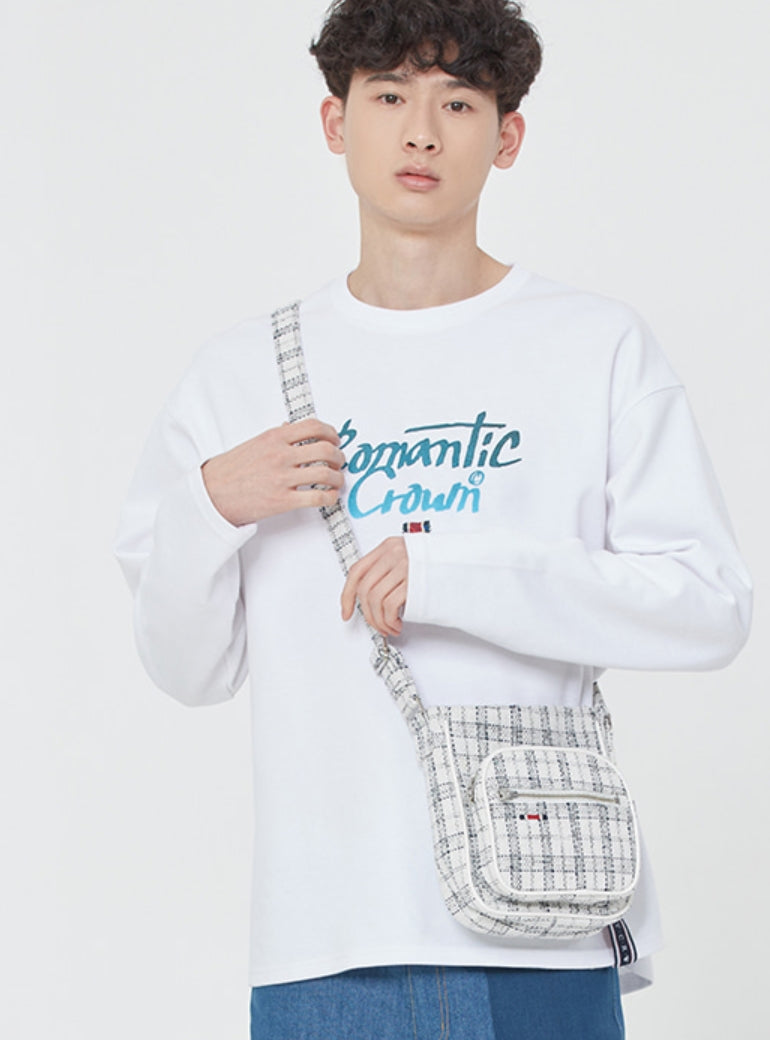 ロマンティッククラウン(ROMANTIC CROWN) TWEED SLING BAG_OATMEAL