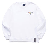 ロマンティッククラウン(ROMANTIC CROWN) RAINBOW LOGO SWEAT SHIRT_WHITE