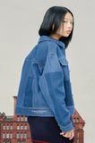 ロマンティッククラウン(ROMANTIC CROWN) STITCH DENIM JACKET_BLUE