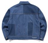 ロマンティッククラウン(ROMANTIC CROWN) STITCH DENIM JACKET_BLUE