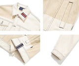 ロマンティッククラウン(ROMANTIC CROWN) STITCH DENIM JACKET_OATMEAL