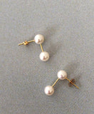 MONDAY EDITION(マンデイエディション) The dumbbell pearl earrings
