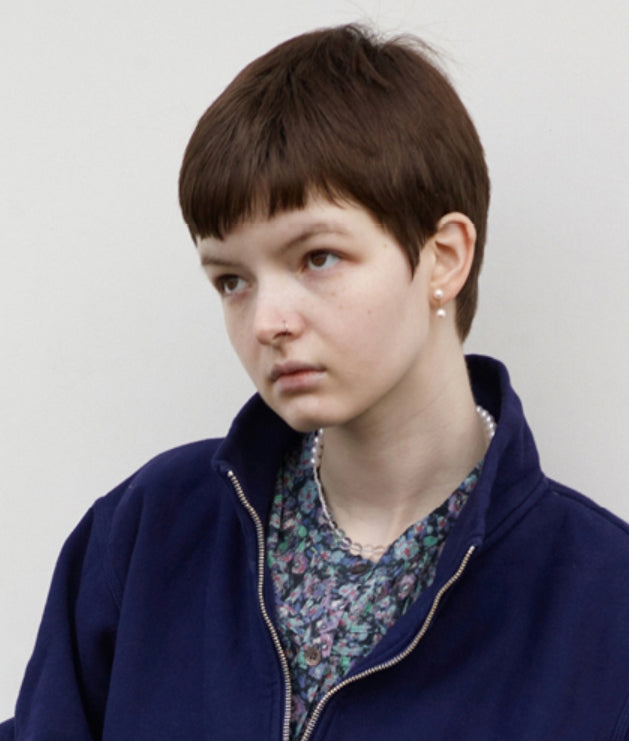 MONDAY EDITION(マンデイエディション) The dumbbell pearl earrings