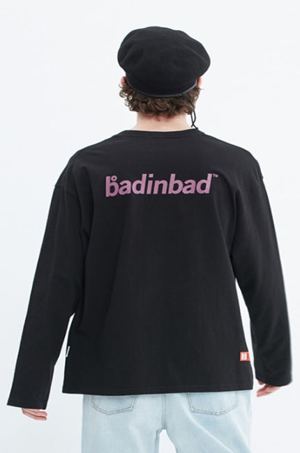 ベドインベド(BADINBAD)  OG LOGO LONG SLEEVE_BLACK