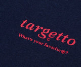 TARGETTO(ターゲット)  BACK PRINTING LOGO TEE SHIRT_NAVY