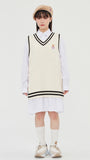 TARGETTO(ターゲット)  LINE V NECK VEST_OATMEAL