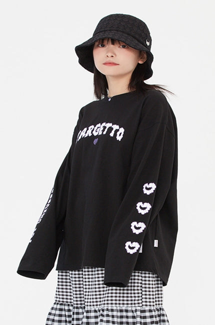 TARGETTO(ターゲット)  CLOUD LOGO LONG SLEEVE_BLACK