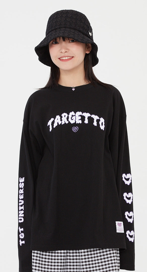 TARGETTO(ターゲット)  CLOUD LOGO LONG SLEEVE_BLACK
