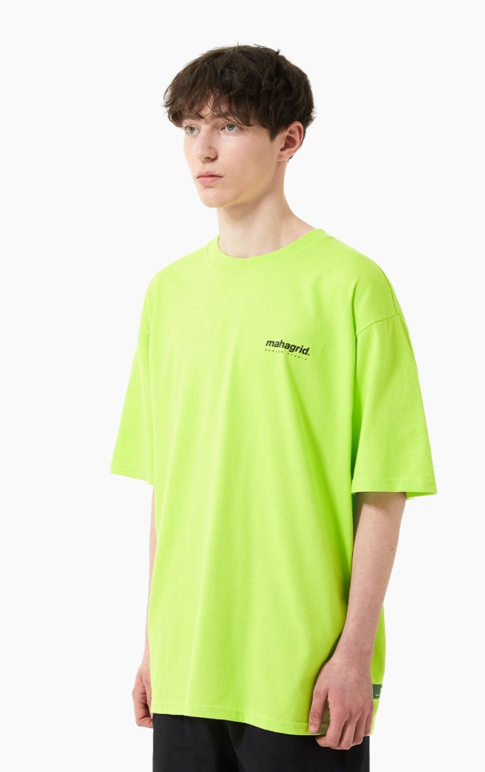 mahagrid (マハグリッド) ORIGIN LOGO TEE [LIME]