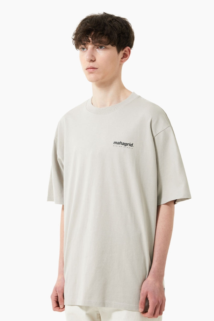 mahagrid (マハグリッド) ORIGIN LOGO TEE [BEIGE]
