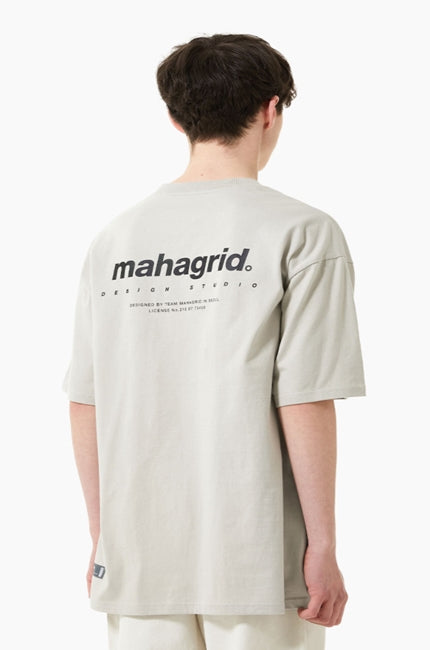 mahagrid (マハグリッド) ORIGIN LOGO TEE [BEIGE]