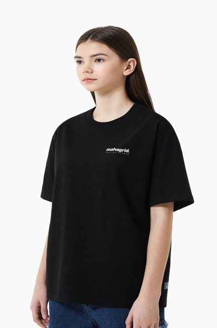mahagrid (マハグリッド) ORIGIN LOGO TEE [BLACK]