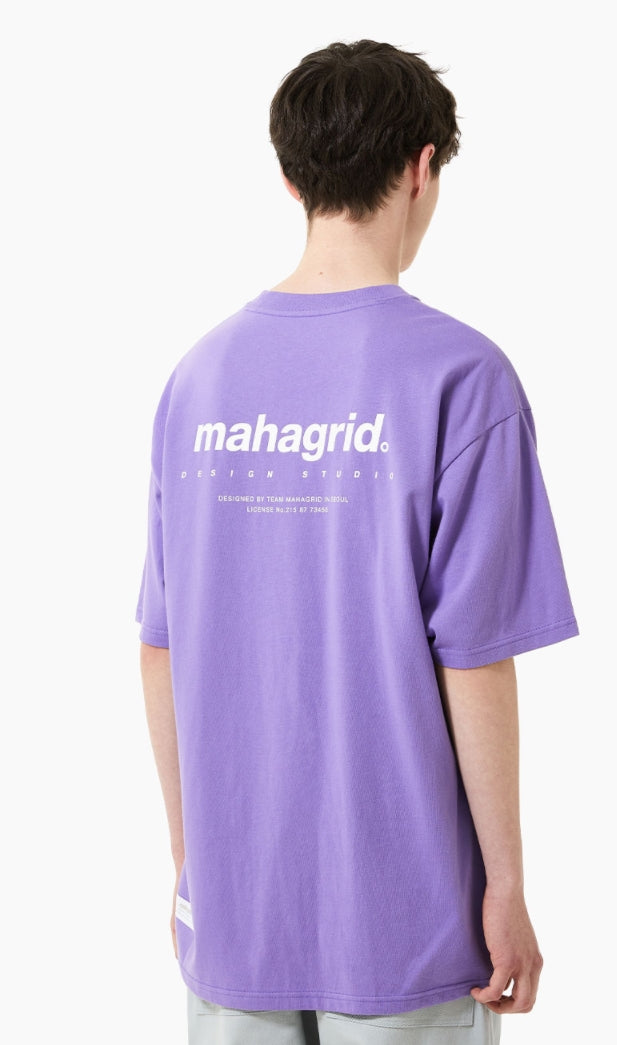 mahagrid (マハグリッド) ORIGIN LOGO TEE [PURPLE]