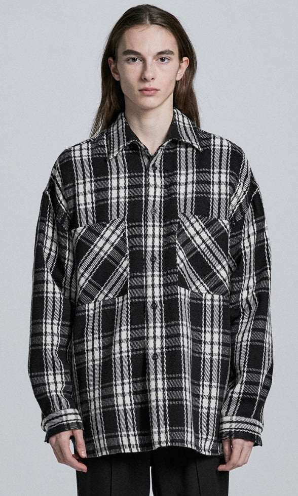 ディープリーク(DPRIQUE) OVERSHIRT JACKET - BLACK