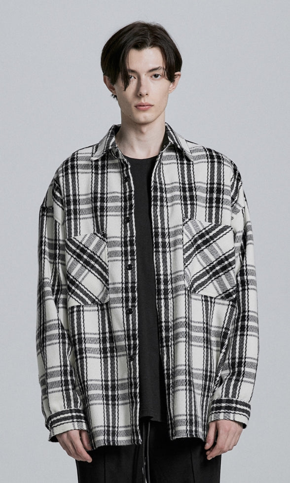 ディープリーク(DPRIQUE) OVERSHIRT JACKET - WHITE