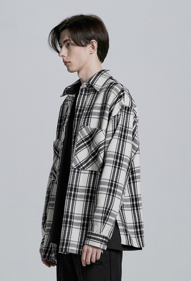 ディープリーク(DPRIQUE) OVERSHIRT JACKET - WHITE