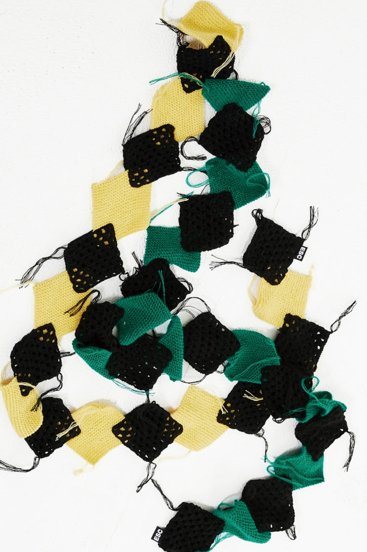 イーエスシースタジオ(ESC STUDIO)  Hand-made knitting muffler (yellow)