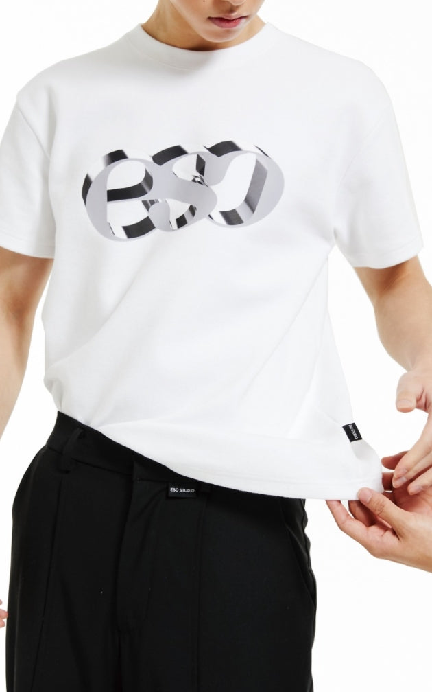 イーエスシースタジオ(ESC STUDIO) esc t-shirt (white)
