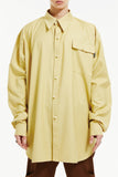 イーエスシースタジオ(ESC STUDIO) Pearl button shirt (yellow)