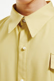イーエスシースタジオ(ESC STUDIO) Pearl button shirt (yellow)