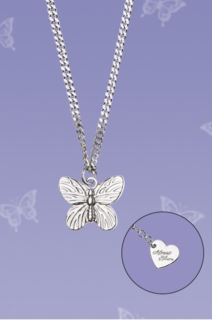 オルモストブルー(Almost Blue) BUTTERFLY NECKLACE (MEDIUM)