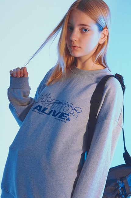 ボーンチャンプス(BORN CHAMPS)  BC X BA CHMPS ALIVE SWEATSHIRT B21ST01GY