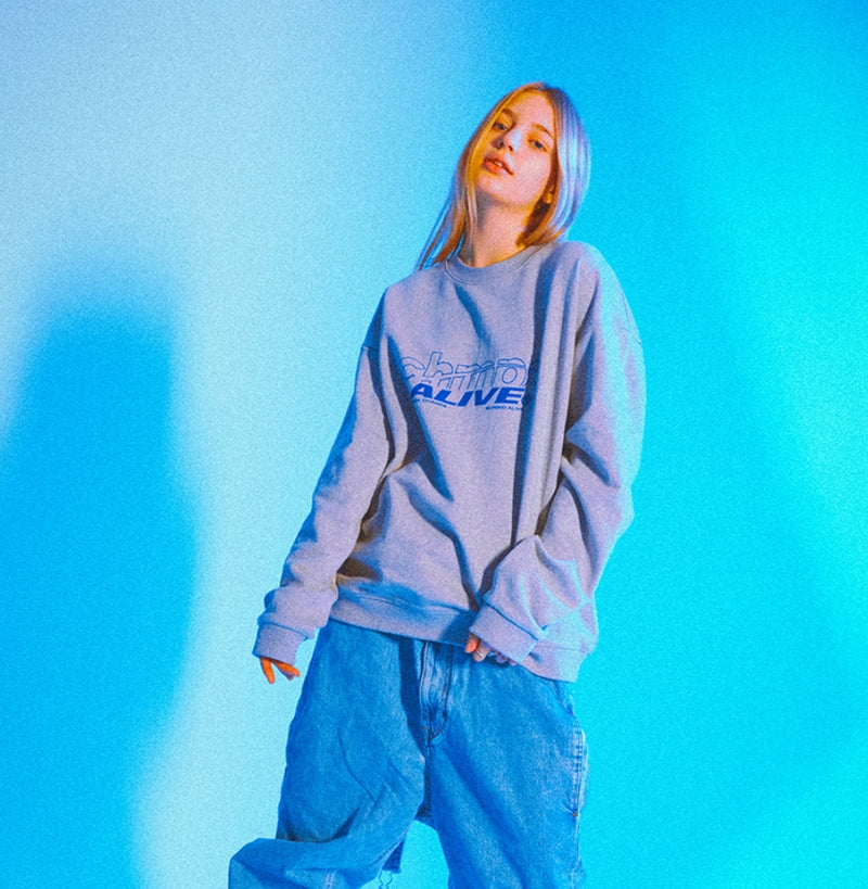 ボーンチャンプス(BORN CHAMPS)  BC X BA CHMPS ALIVE SWEATSHIRT B21ST01GY