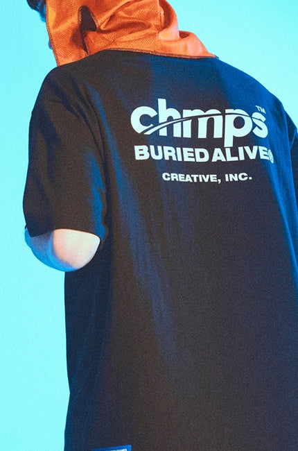 ボーンチャンプス(BORN CHAMPS)  BC X BA CHMPS ALIVE TEE B21ST03BK