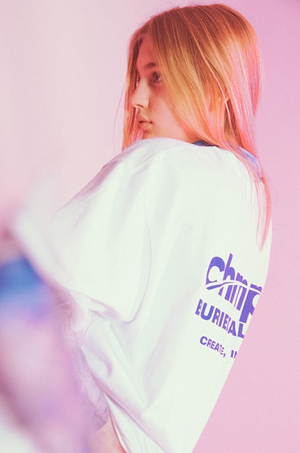 ボーンチャンプス(BORN CHAMPS)  BC X BA CHMPS ALIVE TEE B21ST03WH