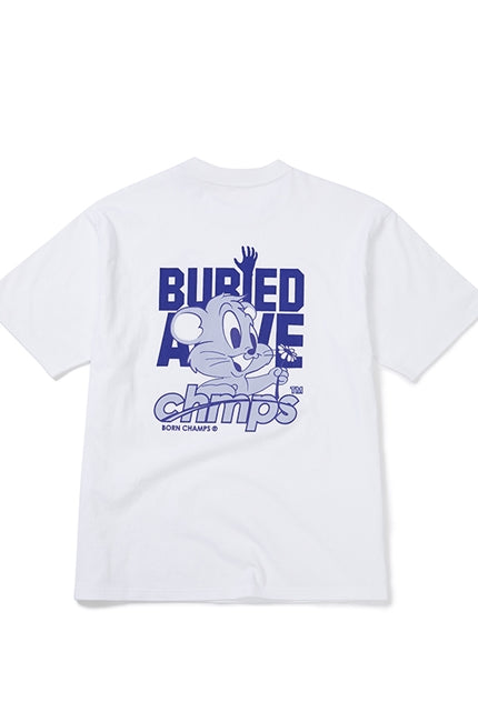 ボーンチャンプス(BORN CHAMPS)  BC X BA CHMPS ALIVE TEE B21ST05WH