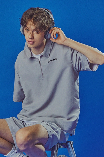 ボーンチャンプス(BORN CHAMPS)  CHMPS WIND SHIRT B21ST04GY