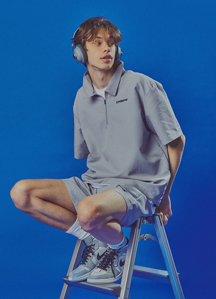 ボーンチャンプス(BORN CHAMPS)  CHMPS WIND SHIRT B21ST04GY