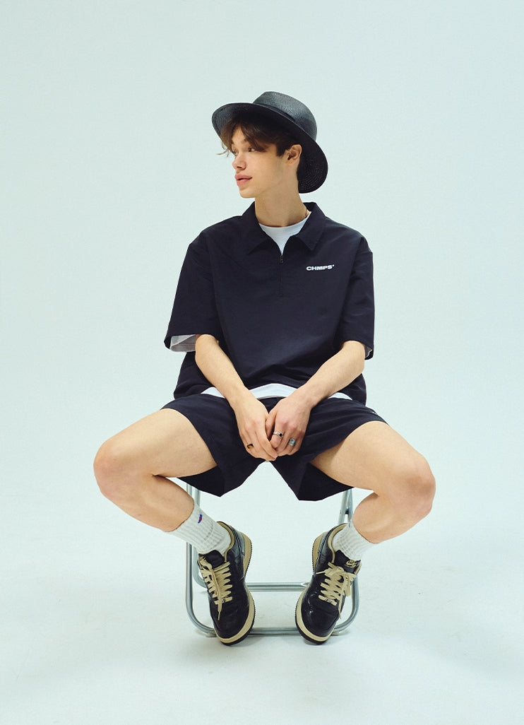 ボーンチャンプス(BORN CHAMPS)  CHMPS WIND SHIRT B21ST04BK