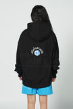 アクメドラビ(acme' de la vie) BLUE SUGAR DONUTS HOODIE BLACK