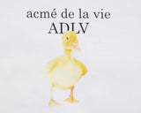 アクメドラビ(acme' de la vie) ADLV BABY FACE SWEATSHIRT WHITE DUCK
