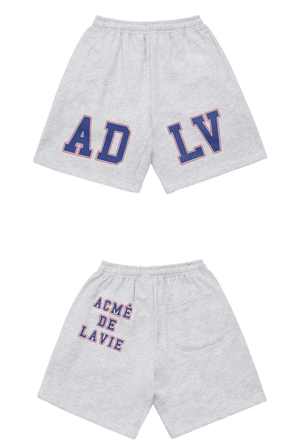 アクメドラビ(acme' de la vie) ADLV FRONT BIG LOGO SHORT PANTS MELANGE