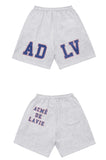アクメドラビ(acme' de la vie) ADLV FRONT BIG LOGO SHORT PANTS MELANGE