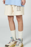 アクメドラビ(acme' de la vie) OUTLINE EMBOSSING LOGO SHORT PANTS LIGHT IVORY