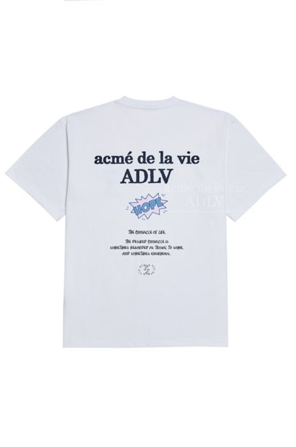 アクメドラビ(acme' de la vie) HOPE BASIC LOGO SHORT SLEEVE T-SHIRT WHITE