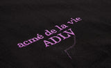 アクメドラビ(acme' de la vie) SEWING BASIC LOGO SHORT SLEEVE T-SHIRT BLACK