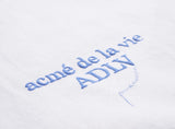アクメドラビ(acme' de la vie) SEWING BASIC LOGO SHORT SLEEVE T-SHIRT WHITE