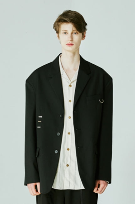 SSY(エスエスワイ) 3tip oversizr single blazer(3 button)