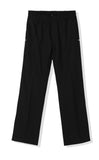 SSY(エスエスワイ) Bell-bottom banding slacks bootcut black
