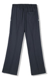 SSY(エスエスワイ) Bell-bottom banding slacks bootcut grey