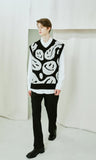 SSY(エスエスワイ) Crushed smile knit vest