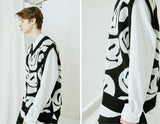 SSY(エスエスワイ) Crushed smile knit vest