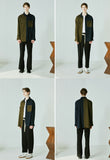 SSY(エスエスワイ) Half & half solid pocket shirt khaki