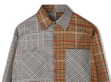 SSY(エスエスワイ) Half complex brown check shirt