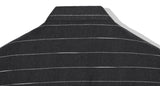 SSY(エスエスワイ) Clear stripe linen shirt black