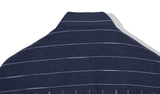 SSY(エスエスワイ) Clear stripe linen shirt navy